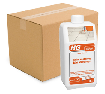 Case of 6 x HG Shine Restoring Tile Cleaner (Shine Cleaner) 1 Litre